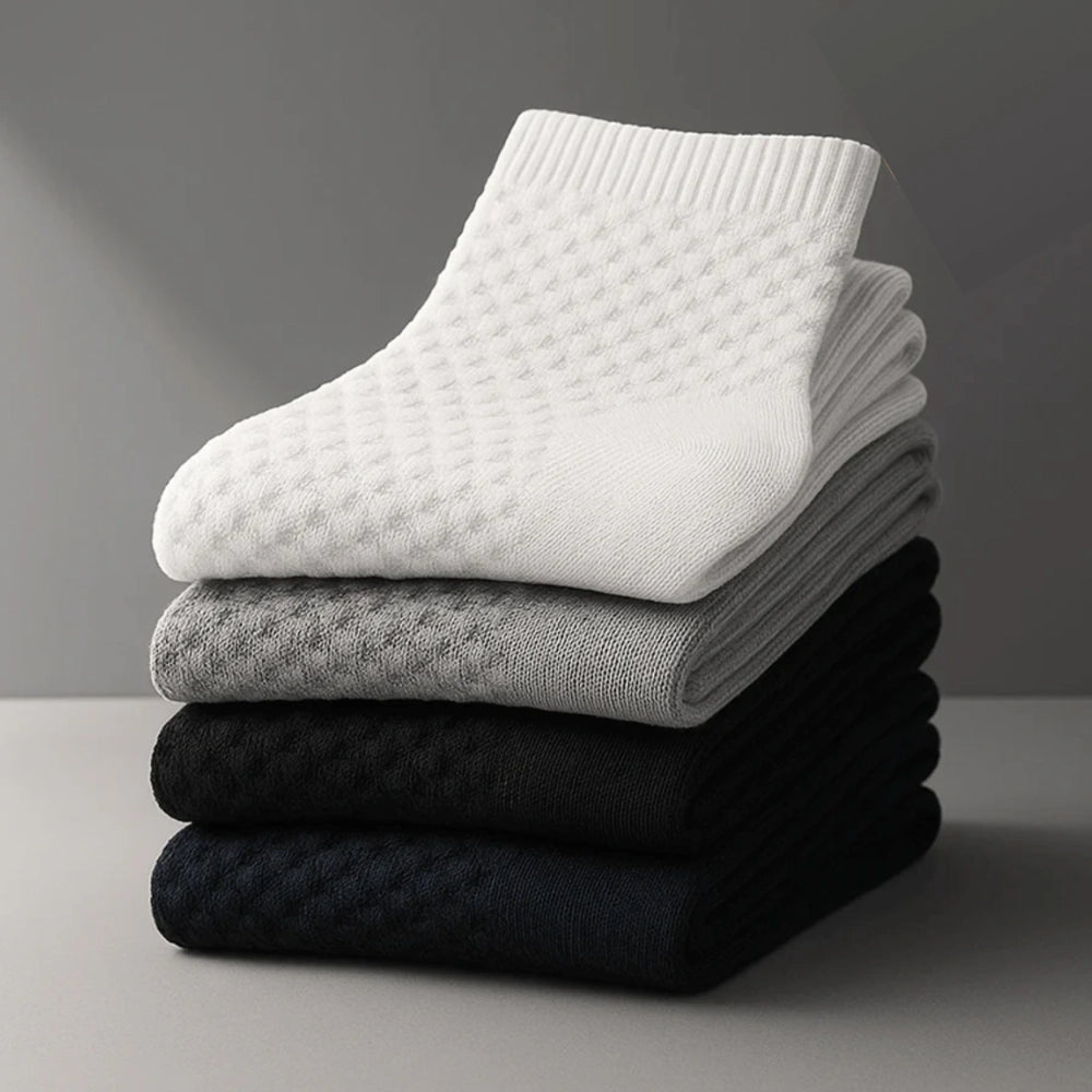 Bamboo Low Socks – Durable & Anti-Odor