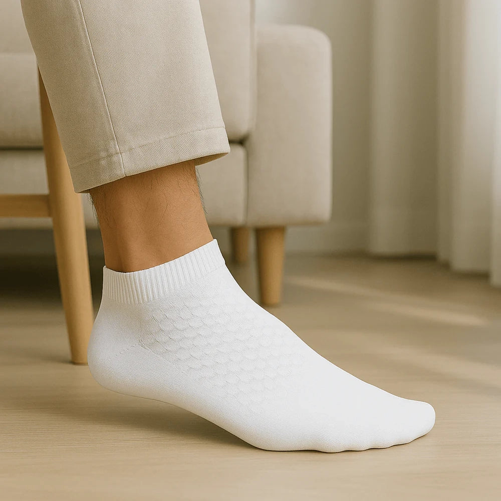 Bamboo Low Socks – Durable & Anti-Odor