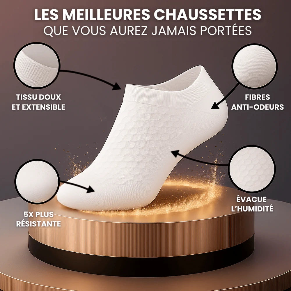 Bamboo Low Socks – Durable & Anti-Odor
