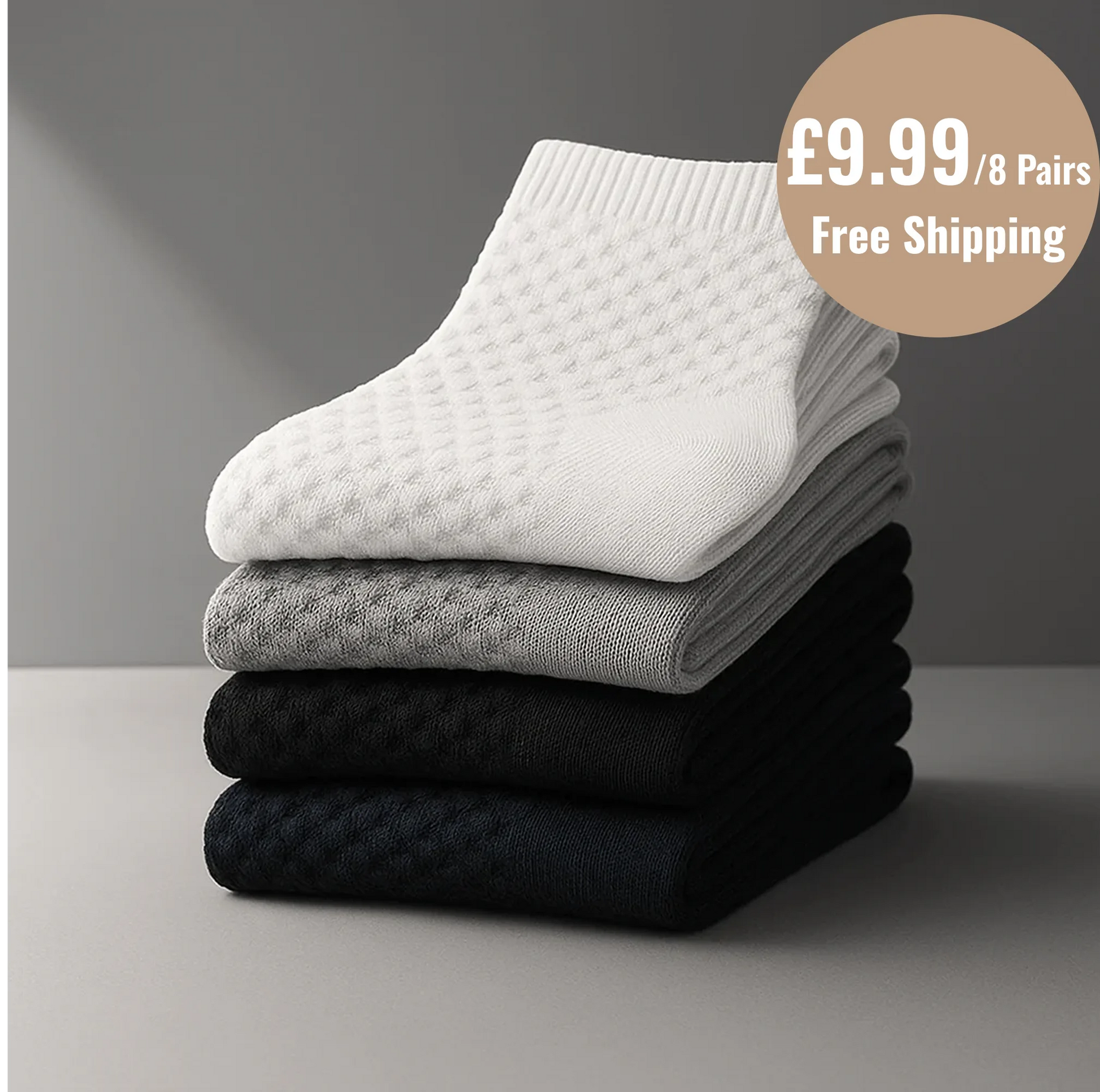PREMIUM BAMBOO MID-HIGH SOCKS – DURABLE &amp; ANTI-ODOR
