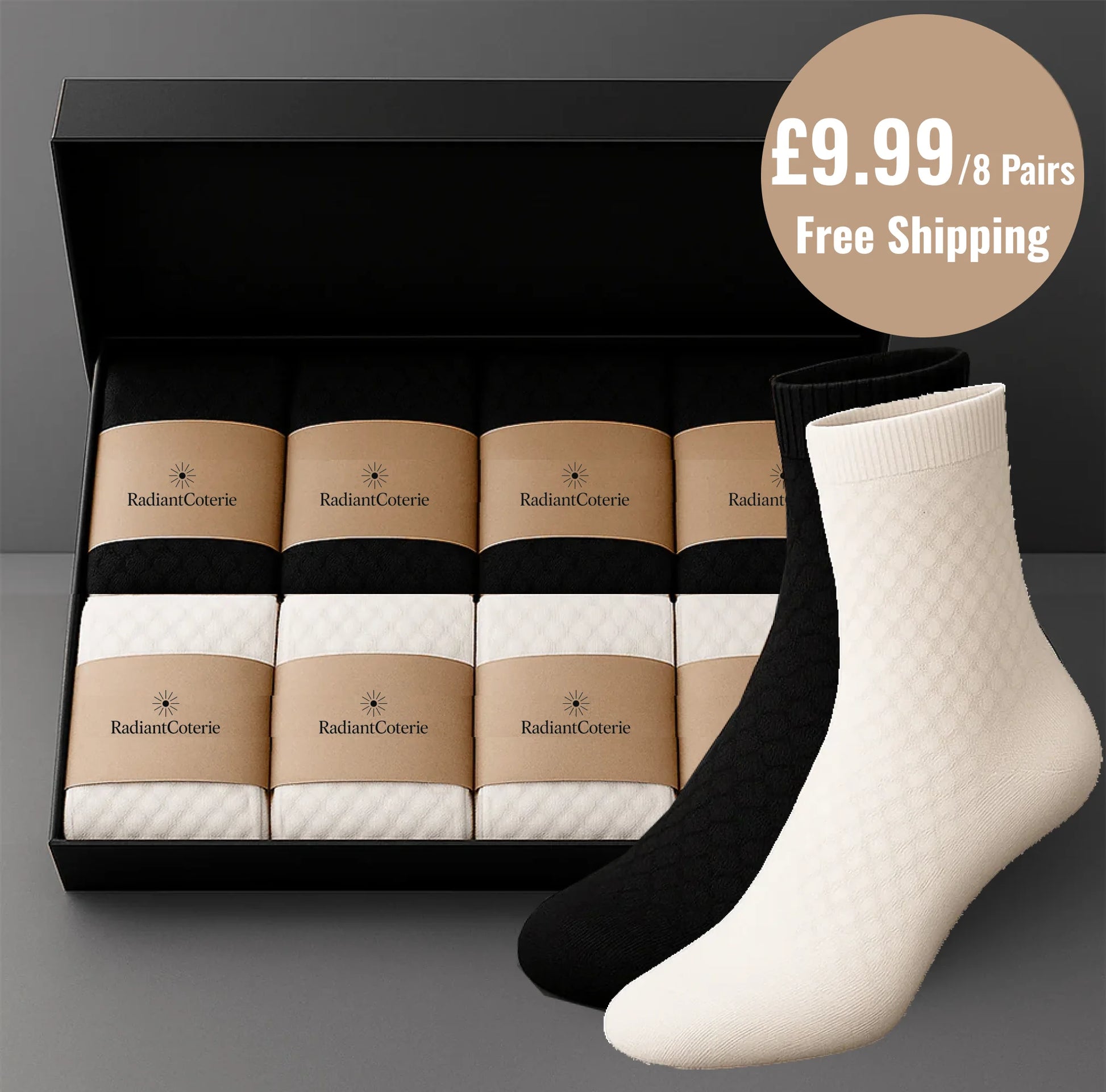 PREMIUM BAMBOO MID-HIGH SOCKS – DURABLE &amp; ANTI-ODOR